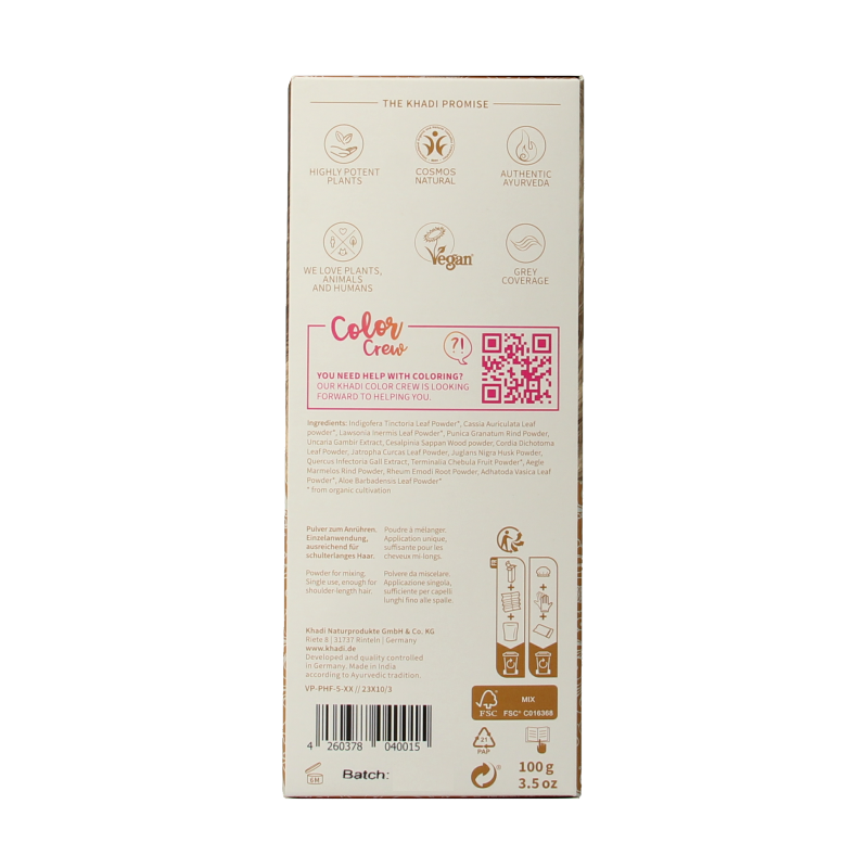 Khadi Haarkleur dark blond - Afbeelding 2