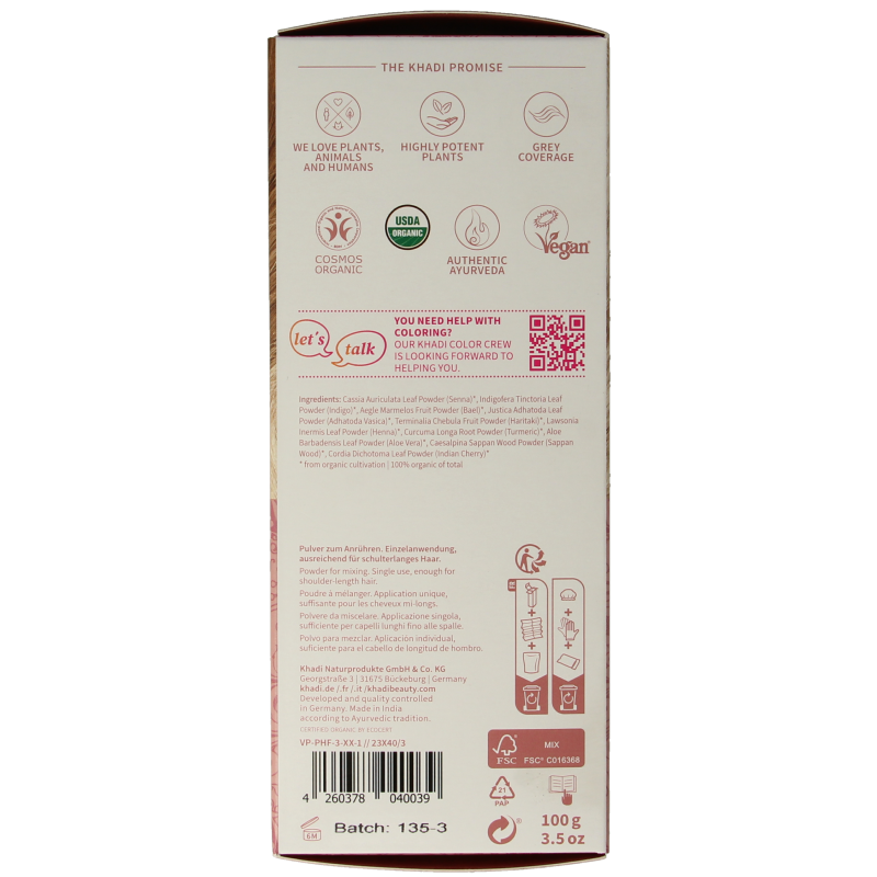 Khadi Haarkleur light blond - Afbeelding 2