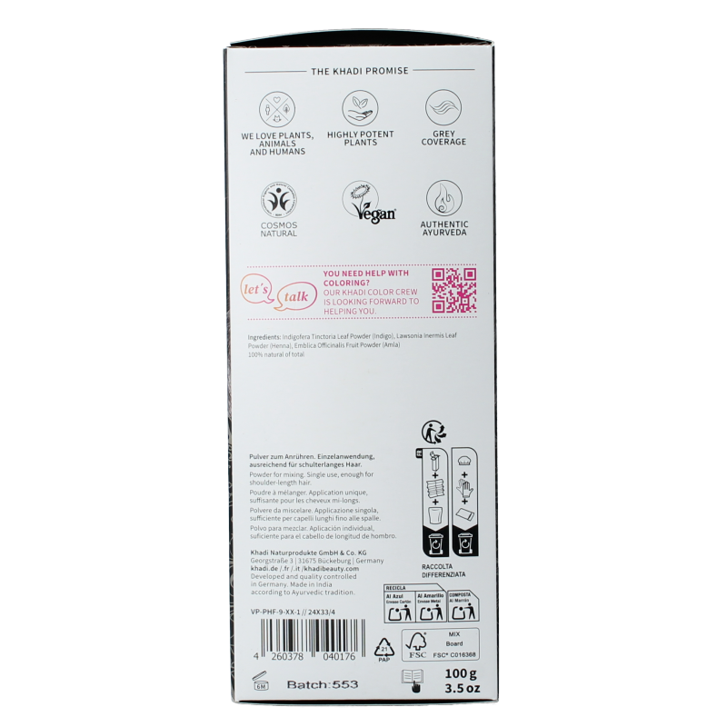 Khadi Haarkleur black - Afbeelding 2
