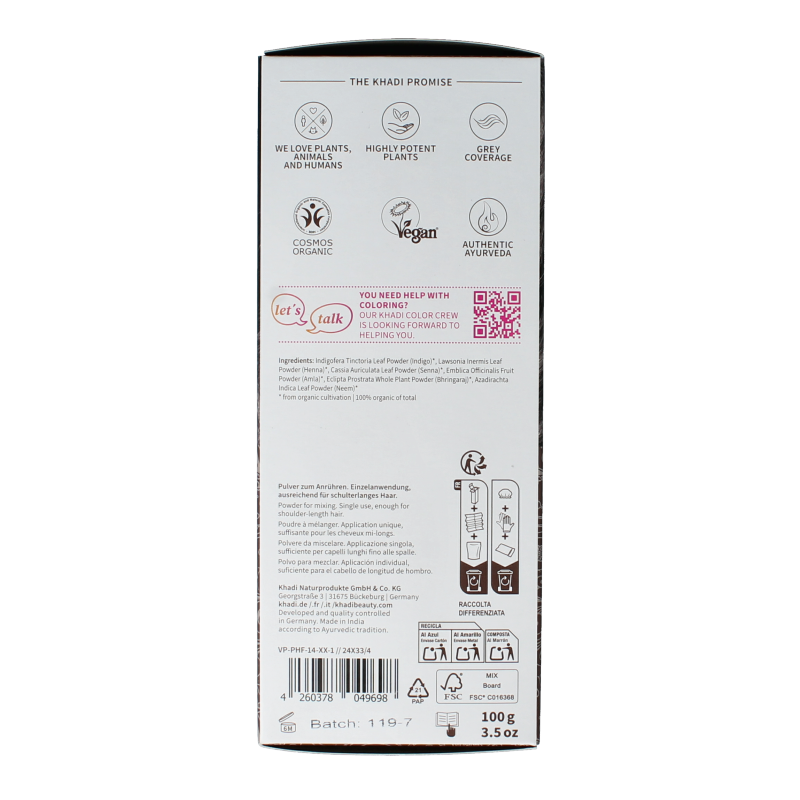 Khadi Haarkleur ash brown - Afbeelding 2