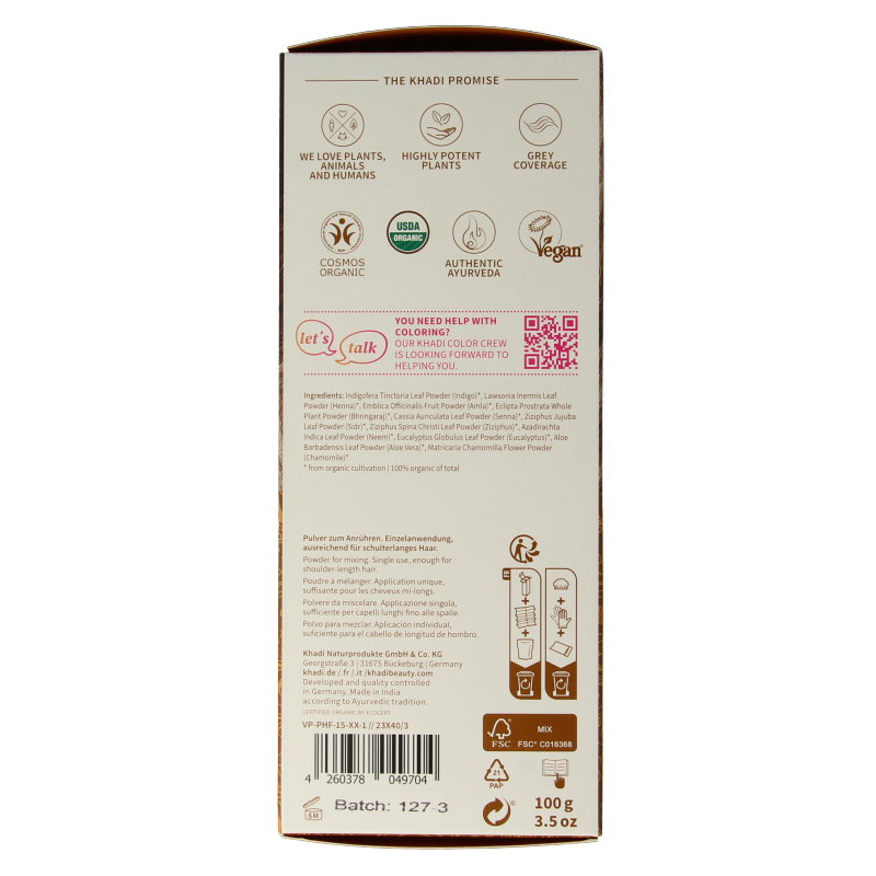 Khadi Haarkleur golden brown - Afbeelding 2