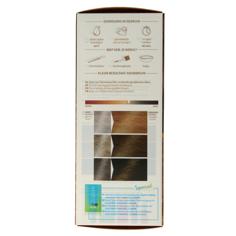 Khadi Haarkleur golden brown - Afbeelding 4