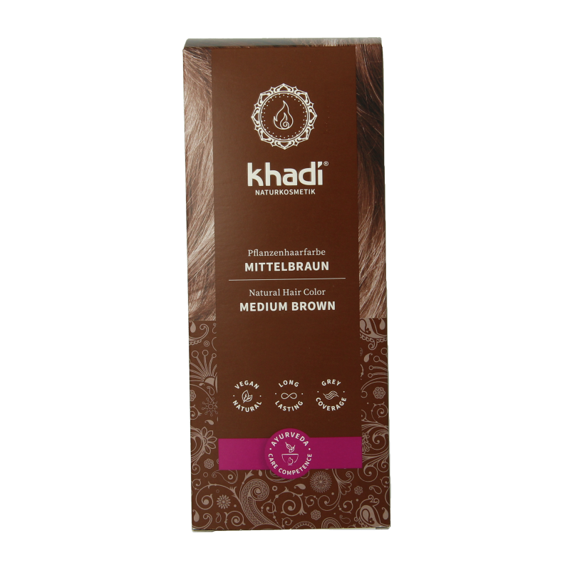 Khadi Haarkleur medium brown