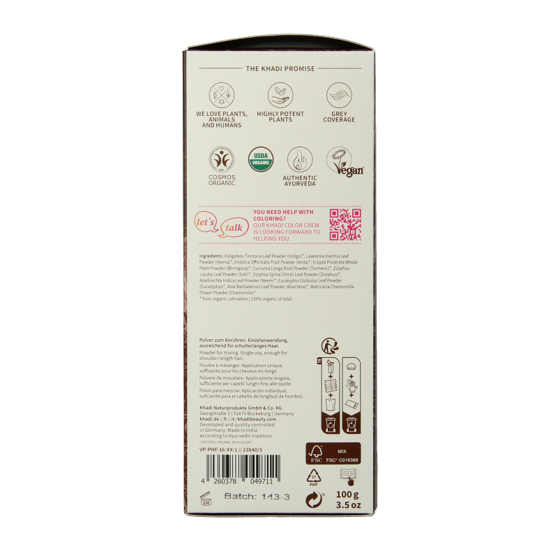 Khadi Haarkleur medium brown - Afbeelding 2