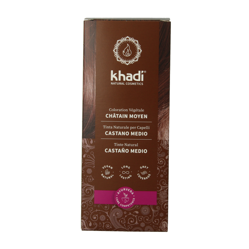 Khadi Haarkleur medium brown - Afbeelding 3