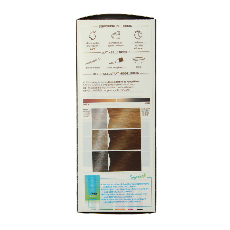 Khadi Haarkleur medium brown - Afbeelding 4