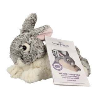 Warmies Konijn grijs