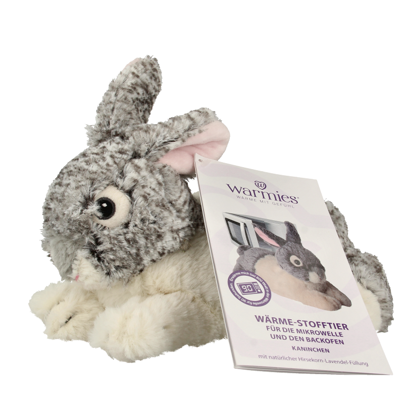 Warmies Konijn grijs