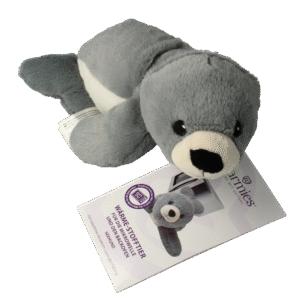 Warmies Zeehond grijs