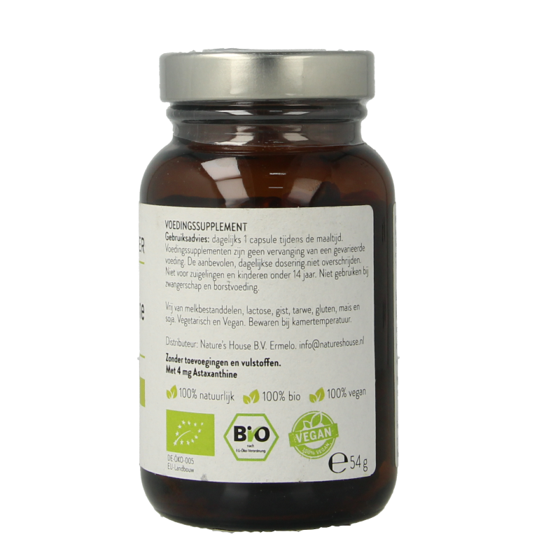 Dr Heilbronner Astaxanthine complex 4mg vegan bio - Afbeelding 3