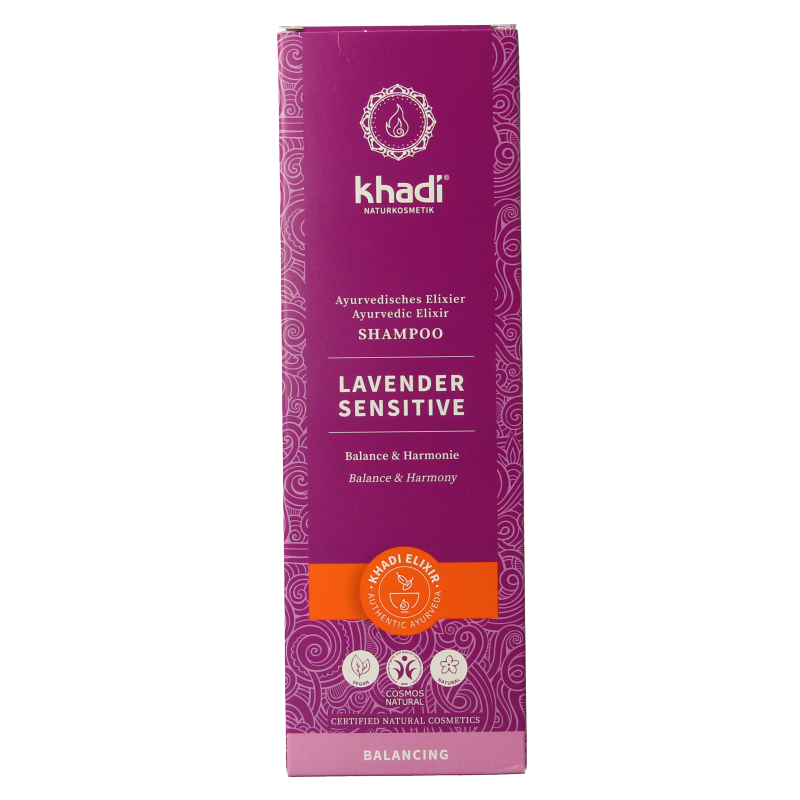 Khadi Shampoo elixer lavender sensitive