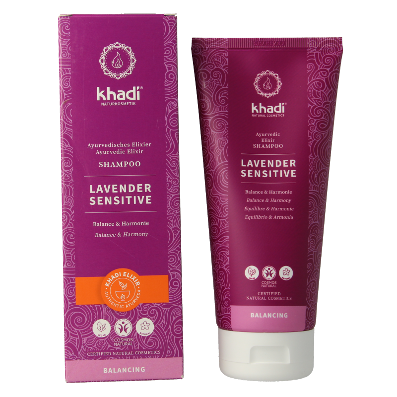 Khadi Shampoo elixer lavender sensitive - Afbeelding 2