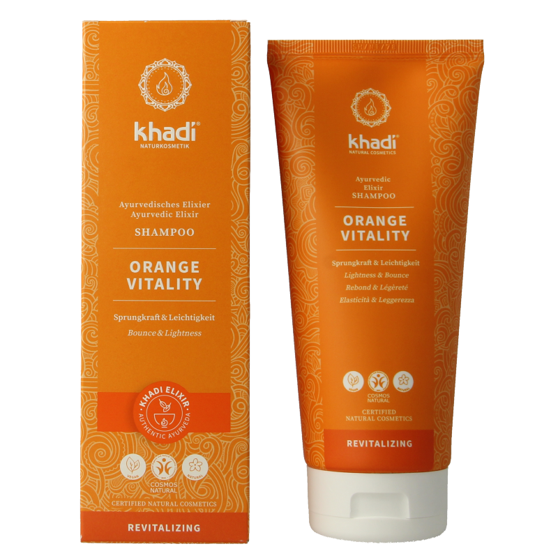 Khadi Shampoo elixer orange vitality - Afbeelding 2