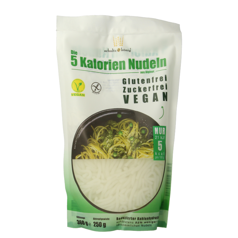 Schultz & Konig 5 Calorieen noedels kelp alginaat