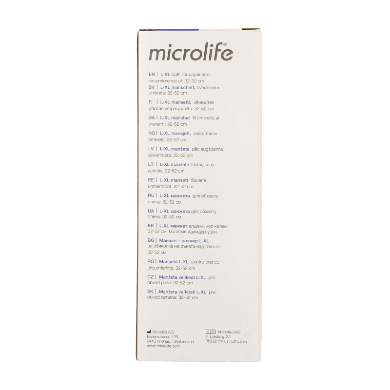 Microlife Manchet 32-52cm L-XL - Afbeelding 3