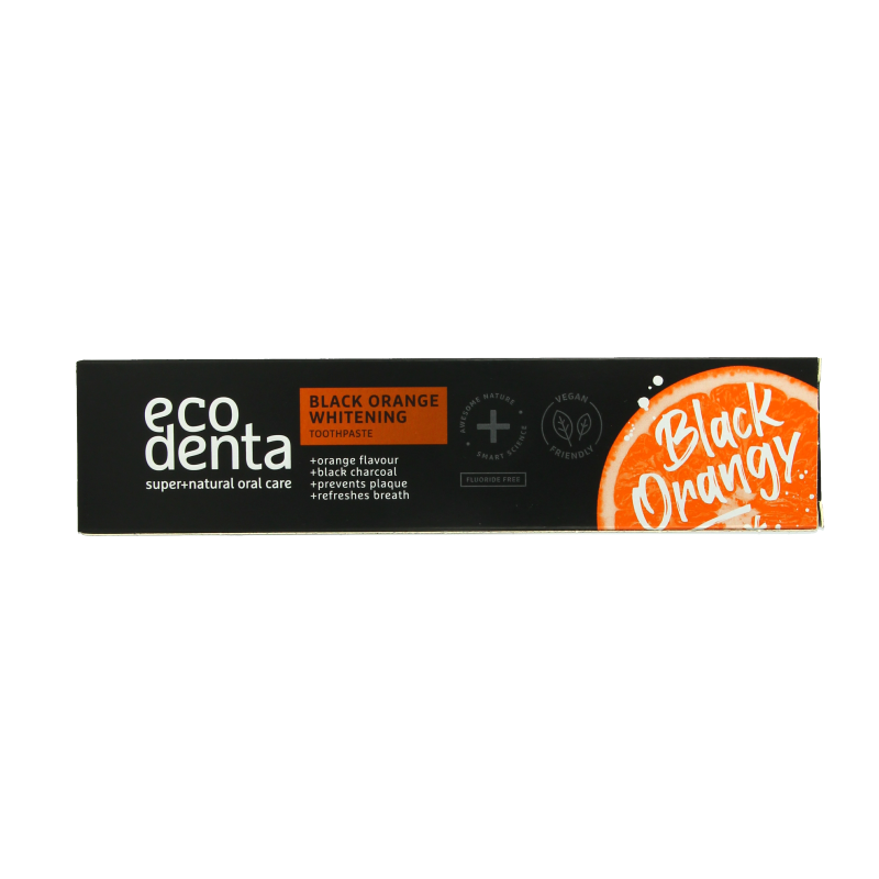 Ecodenta Tandpasta black orange whitening - Afbeelding 3