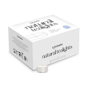 C-lights  Natuurlijke theelichtjes 6 branduren