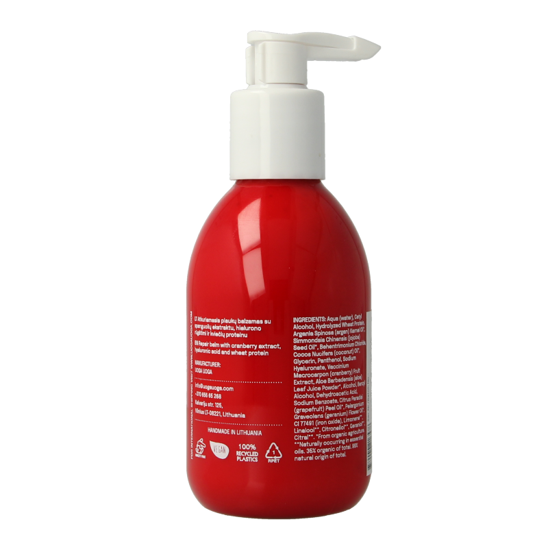 Uoga Uoga Hair repair balm balzamas hyaluron vegan - Afbeelding 2