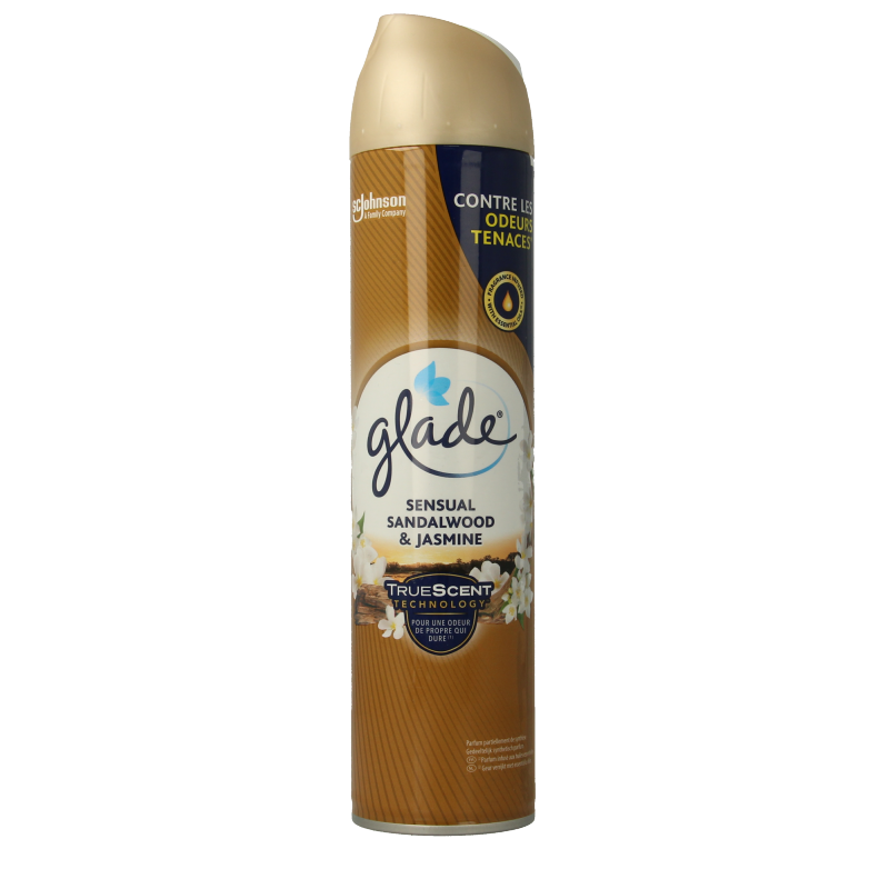 Glade Aerosol sensual sandelwood & jasmin