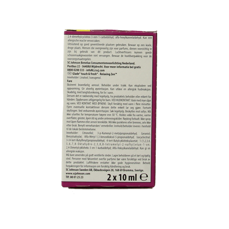 Glade One touch navul relax zen - Afbeelding 3