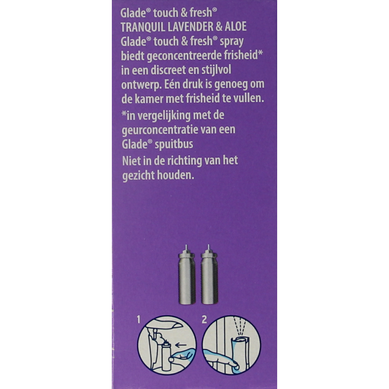 Glade Touch & fresh navul duo lavendel / aloe - Afbeelding 2