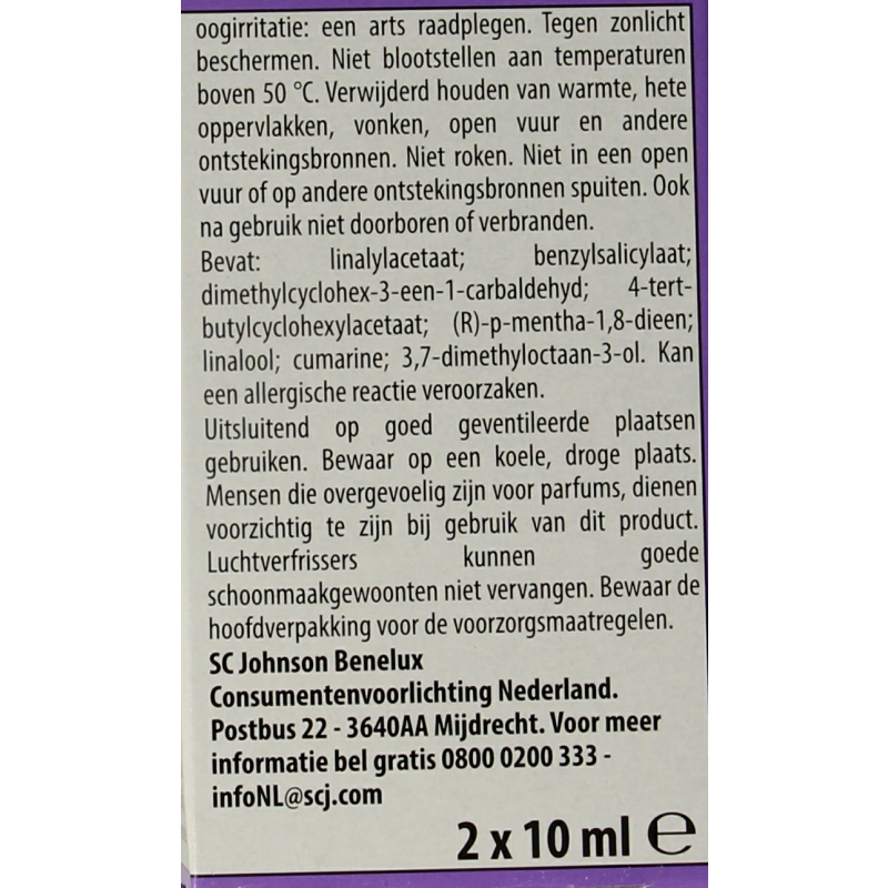 Glade Touch & fresh navul duo lavendel / aloe - Afbeelding 3