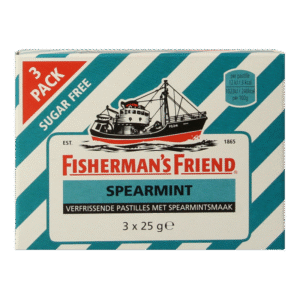 Fisherman's Friend Spearmint suikervrij 3-pack