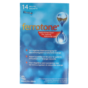 Ferrotone Natuurlijk ijzer 14 x 20ml