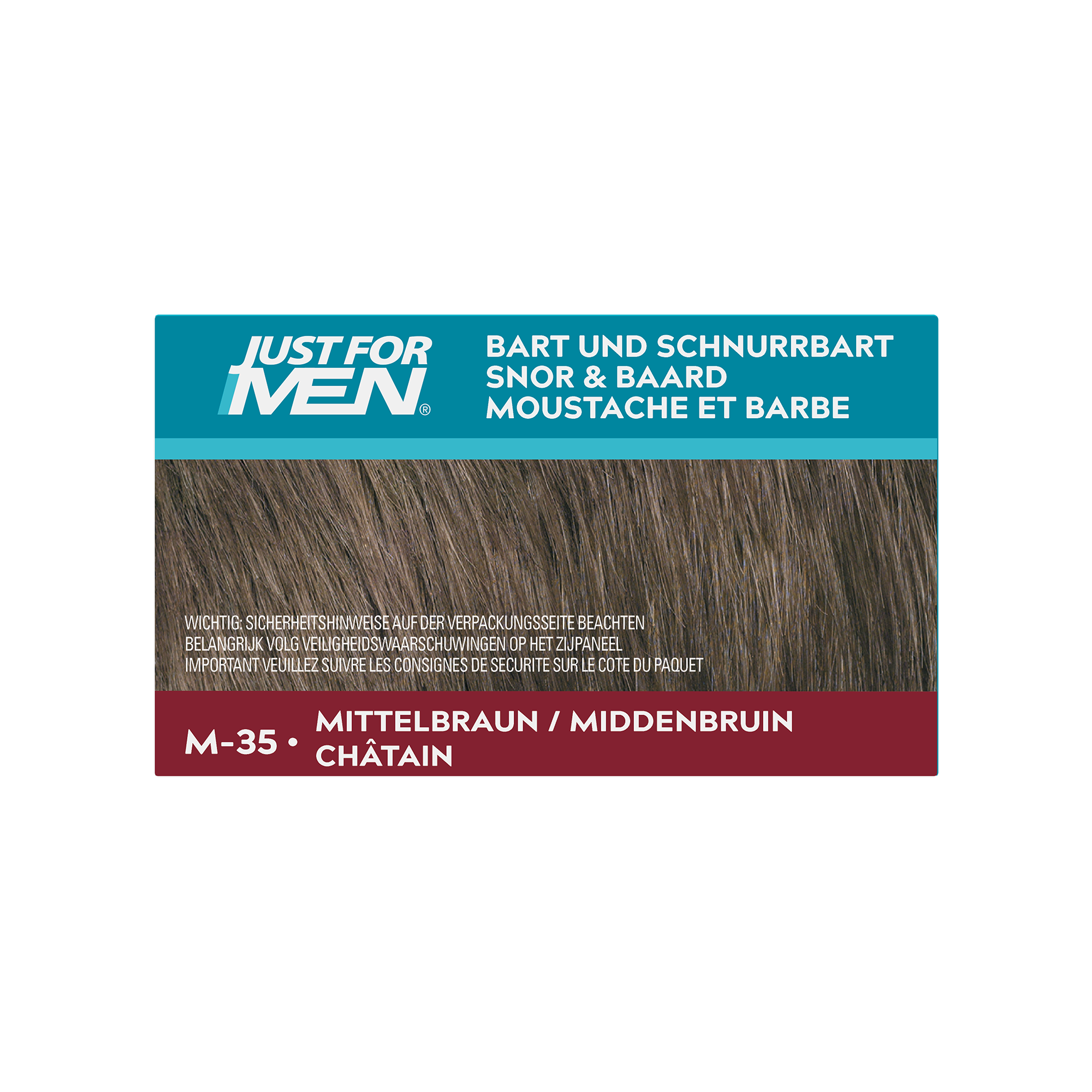 Just For Men Snor & baard middenbruin M35 - Afbeelding 5