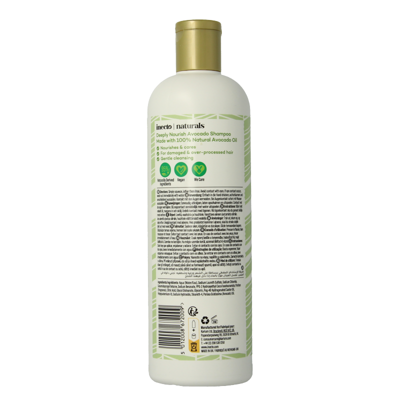 Inecto Naturals Avocado shampoo - Afbeelding 2