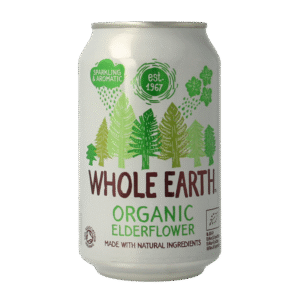 Whole Earth Sparkling elderflower bio
