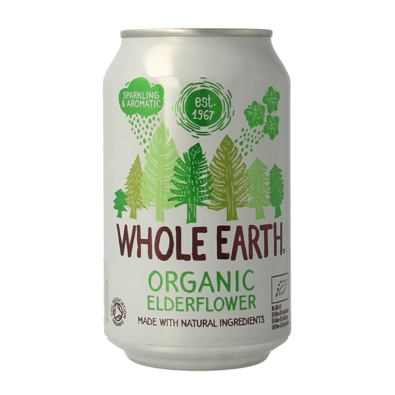 Whole Earth Sparkling elderflower bio
