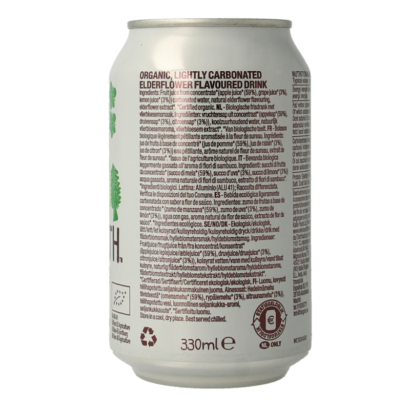 Whole Earth Sparkling elderflower bio - Afbeelding 3