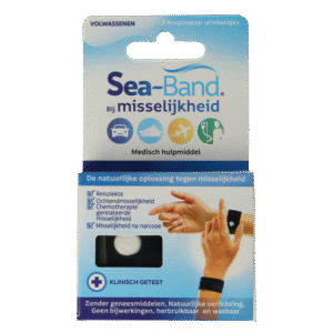Sea Band Polsband volwassenen zwart