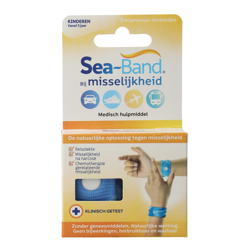 Sea Band Polsband kinderen blauw