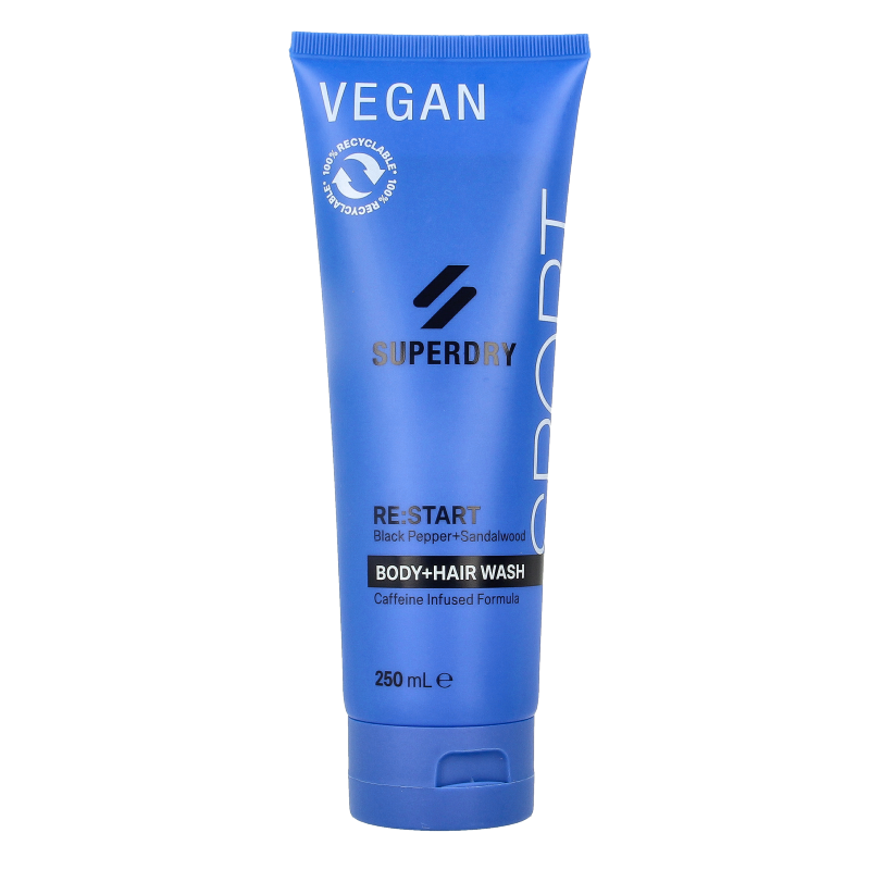 Superdry Sport RE:start body + hair wash