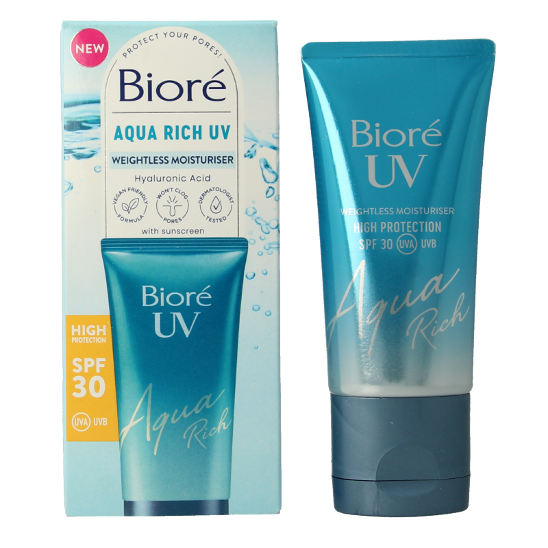 Biore Aqua moisturiser rich weightless SPF30 UV - Afbeelding 2