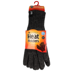 Heat Holders Flat knit gloves S/M charcoal