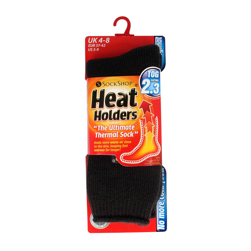 Heat Holders Ladies original socks maat 4-8 charcoal