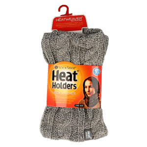 Heat Holders Ladies neck warmer light grey