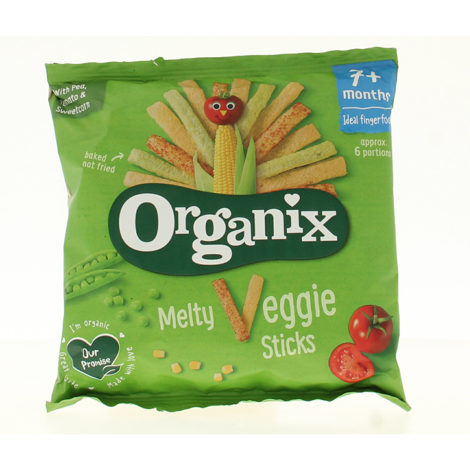Organix Veggie groente sticks 7 maanden bio