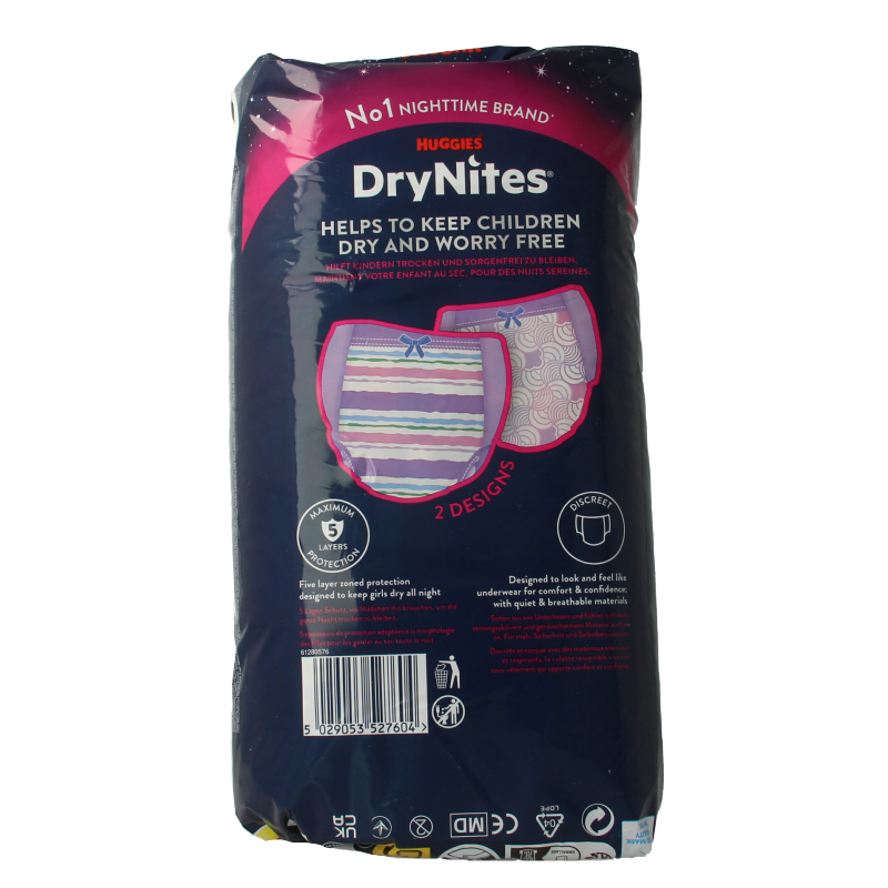 Huggies Drynites girl 8-13 jaar - Afbeelding 3