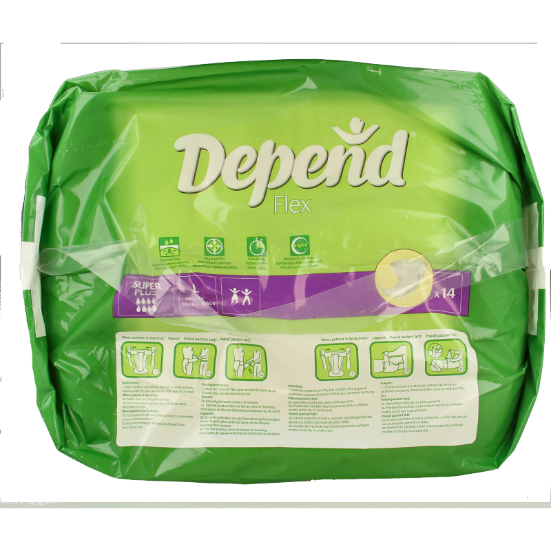 Depend Flex super+ maat L - Afbeelding 3
