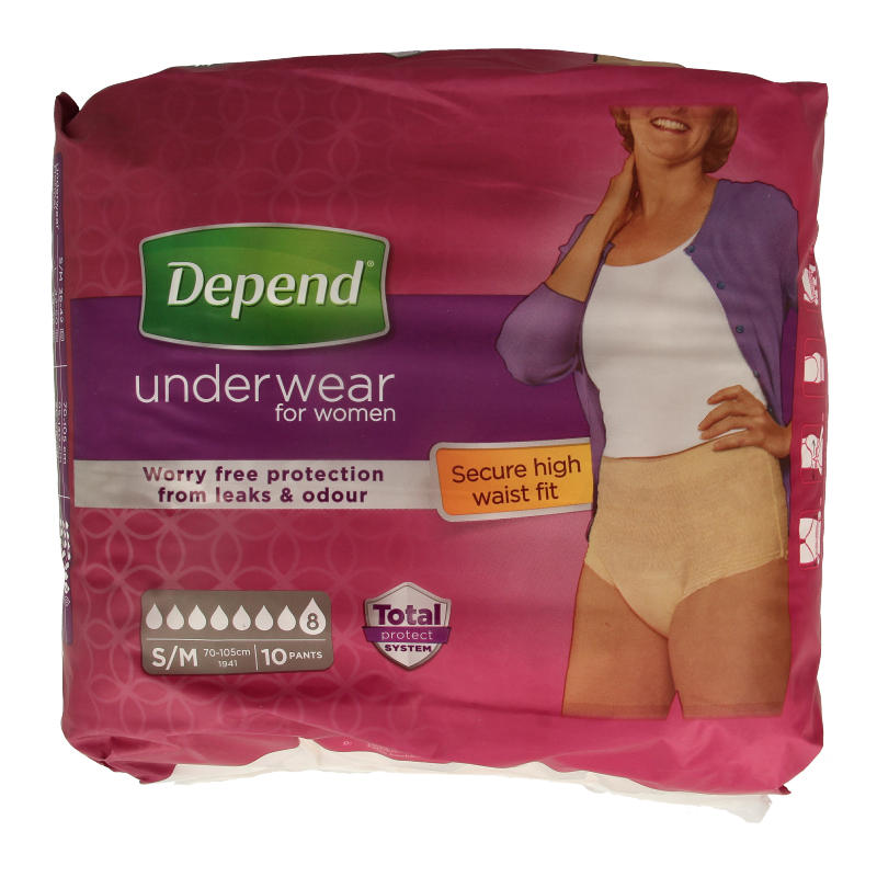 Depend Pants female super maat S/M