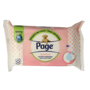 Page Vochtig toiletpapier sensitive navulling