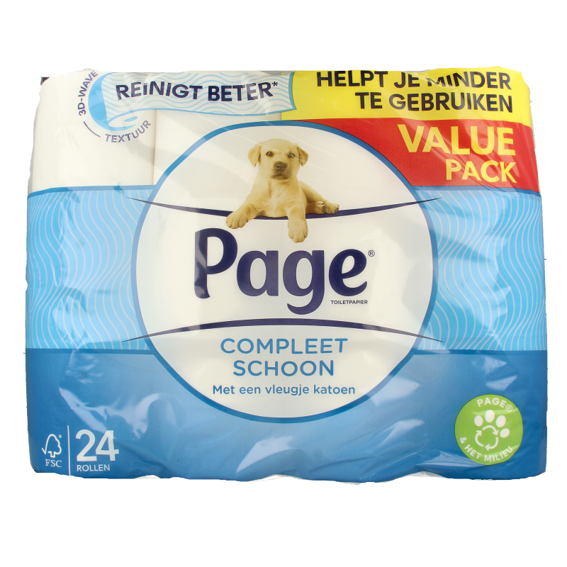 Page Compleet schoon