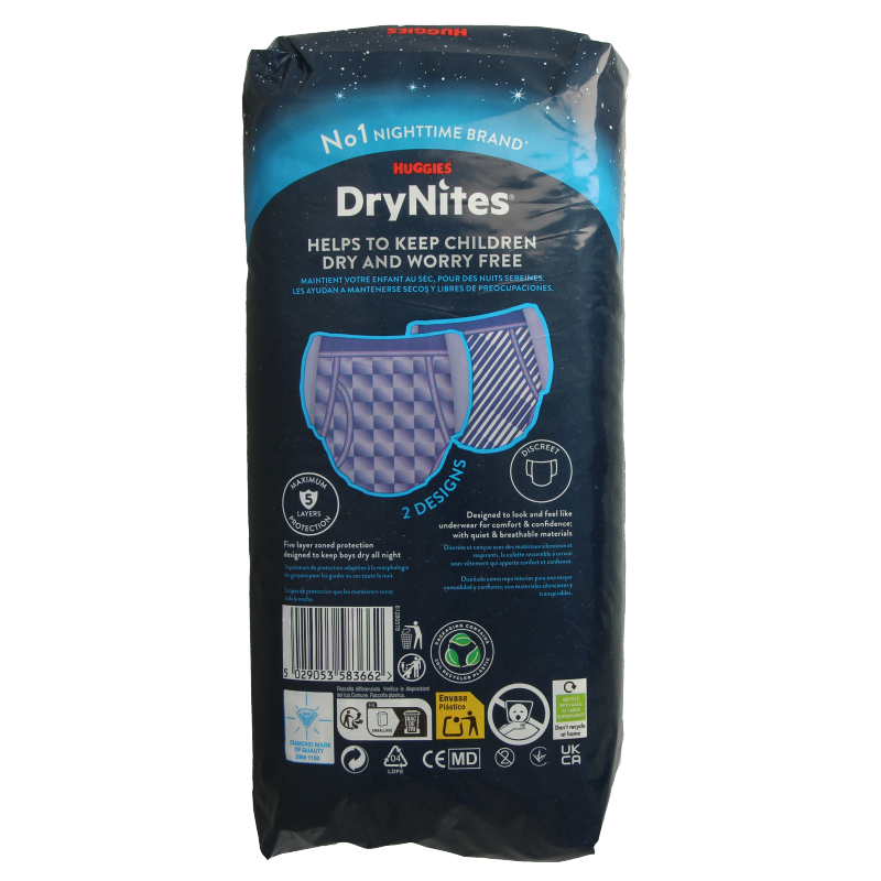 Huggies Drynites teen 13+kg boy - Afbeelding 3