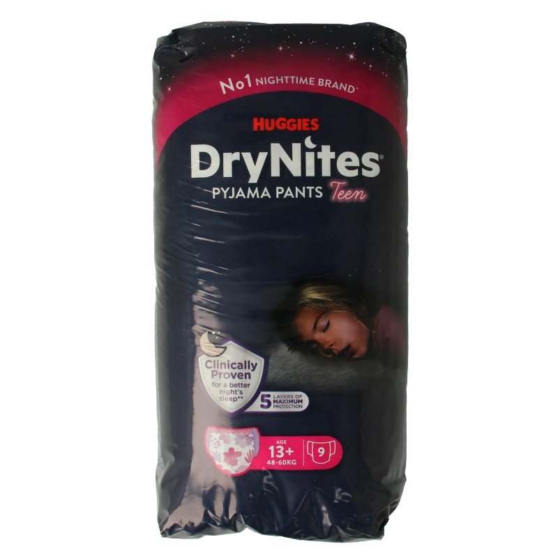 Huggies Drynites teen 13+kg girl