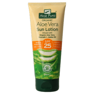Optima Aloe pura organic aloe vera zonnelotion SPF25