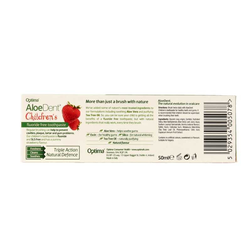 Optima Aloe dent aloe vera kinder tandpasta - Afbeelding 4
